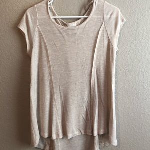 Cotton High Low Short Sleeve